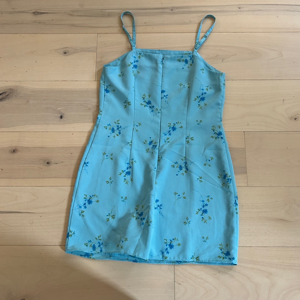Y2K Express Floral Skort Mini Dress Romper 3/4 - Picture 2 of 15